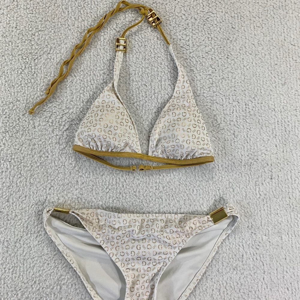 GUESS Women’s S white/gold bikini